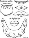 Click here to choose your own Purim mask mouths
