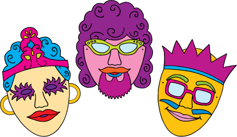 Purim Masks